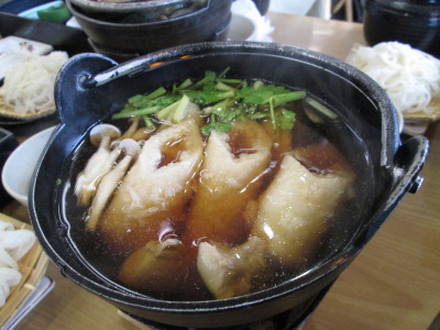 【旅行記】きりたんぽ鍋と稲庭うどんの昼食